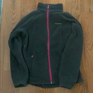 Columbia fleece zip up jacket